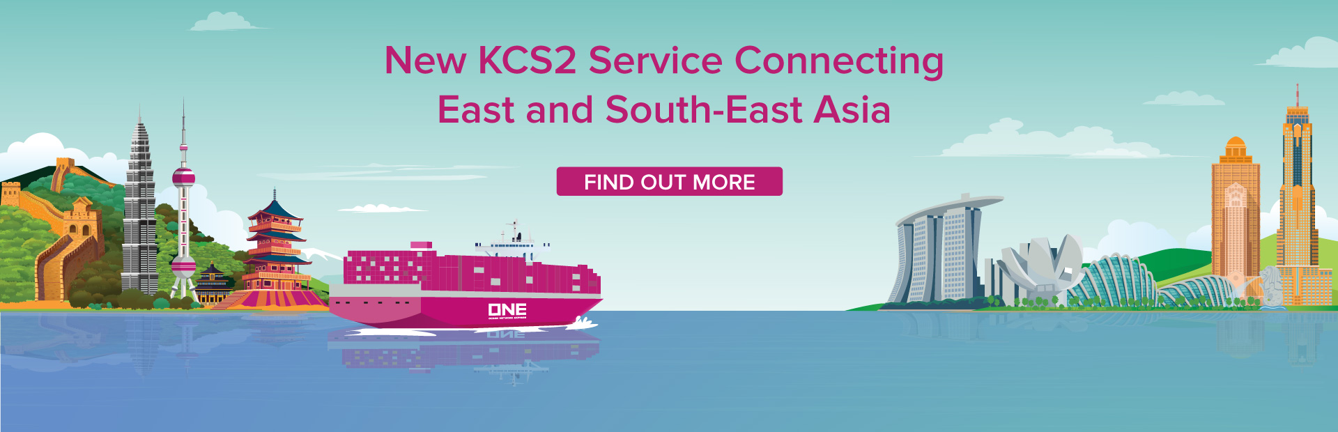 New KCS2 Service Connecting East and South-East Asia